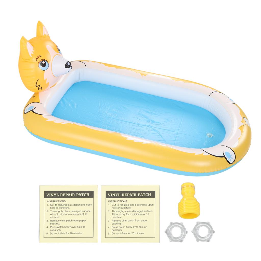 Inflatable Sprinkler Pool PVC Kids Cute Water Spray Pad Splashing Fountain Toys for Outdoor