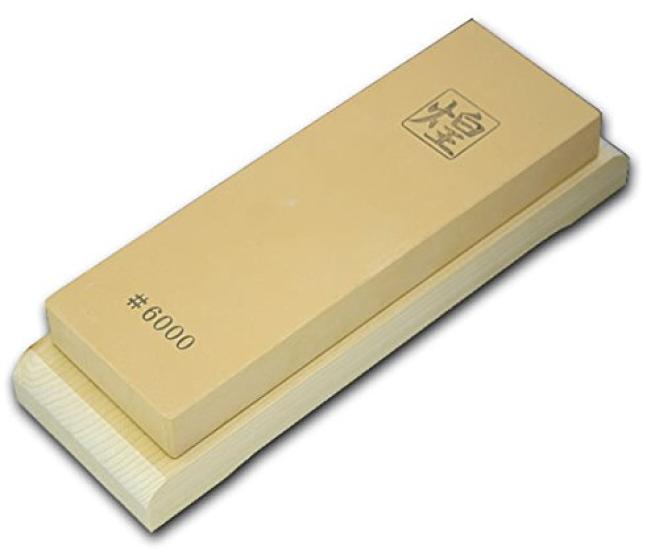 Sakai Ichimonji Mitsuhide Special Selection Whetstone Kirameki Series Finishing Whetstone with Stand with #6000 (#6000, Stand)