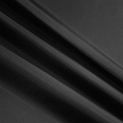 9KM DWLIFE 40D Ripstop Nylon X UV Solid Suitable for Sold by the Cut Fabric, 1.5m 5m, Black, Thin, Lightweight, Airtight, Waterproof, Protection,