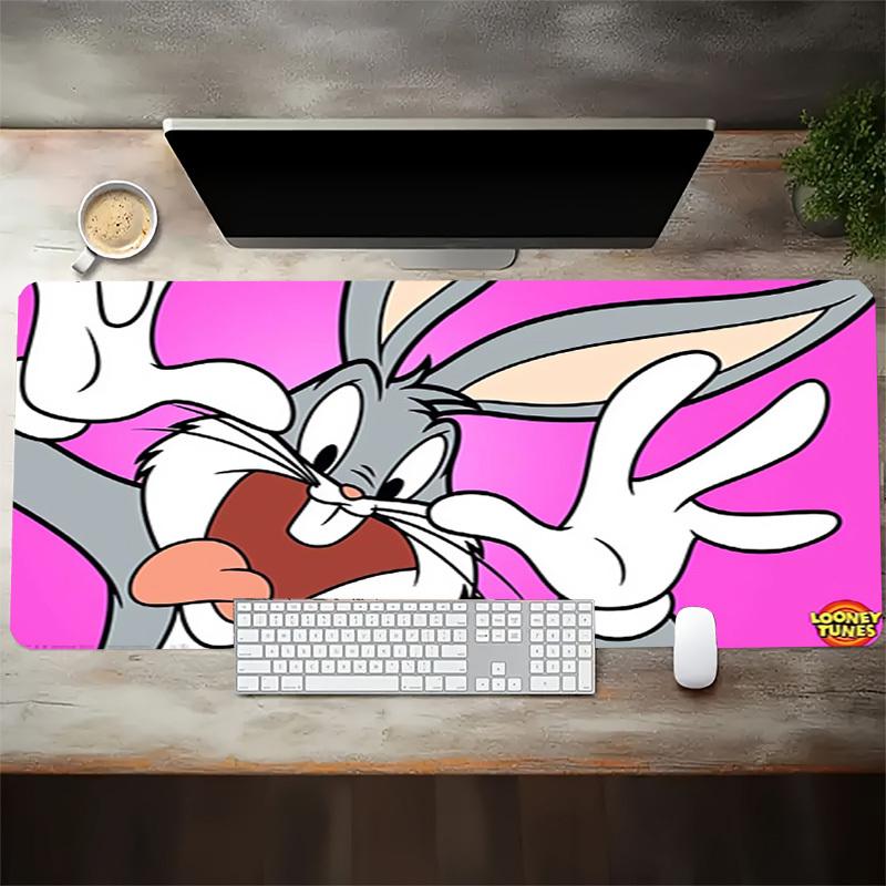 1pc Bugs Bunny Eating Carrot Computer Pad with Vibrant Print, Mouse Pads for Desk 065