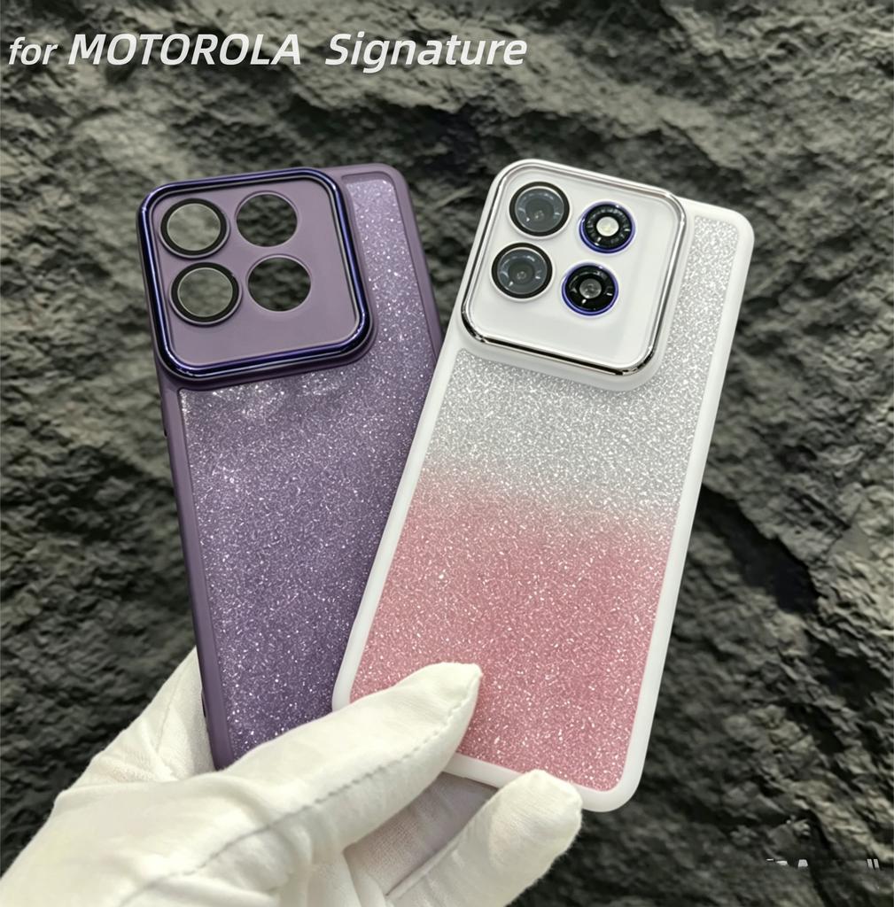 Luxury Glitter Bling TPU Phone Case For Motorola Signature Moto Edge 70 Ultra 60 s Pro 50 Ultra Neo G77 G67 G86 G56 G66J/Y Cover