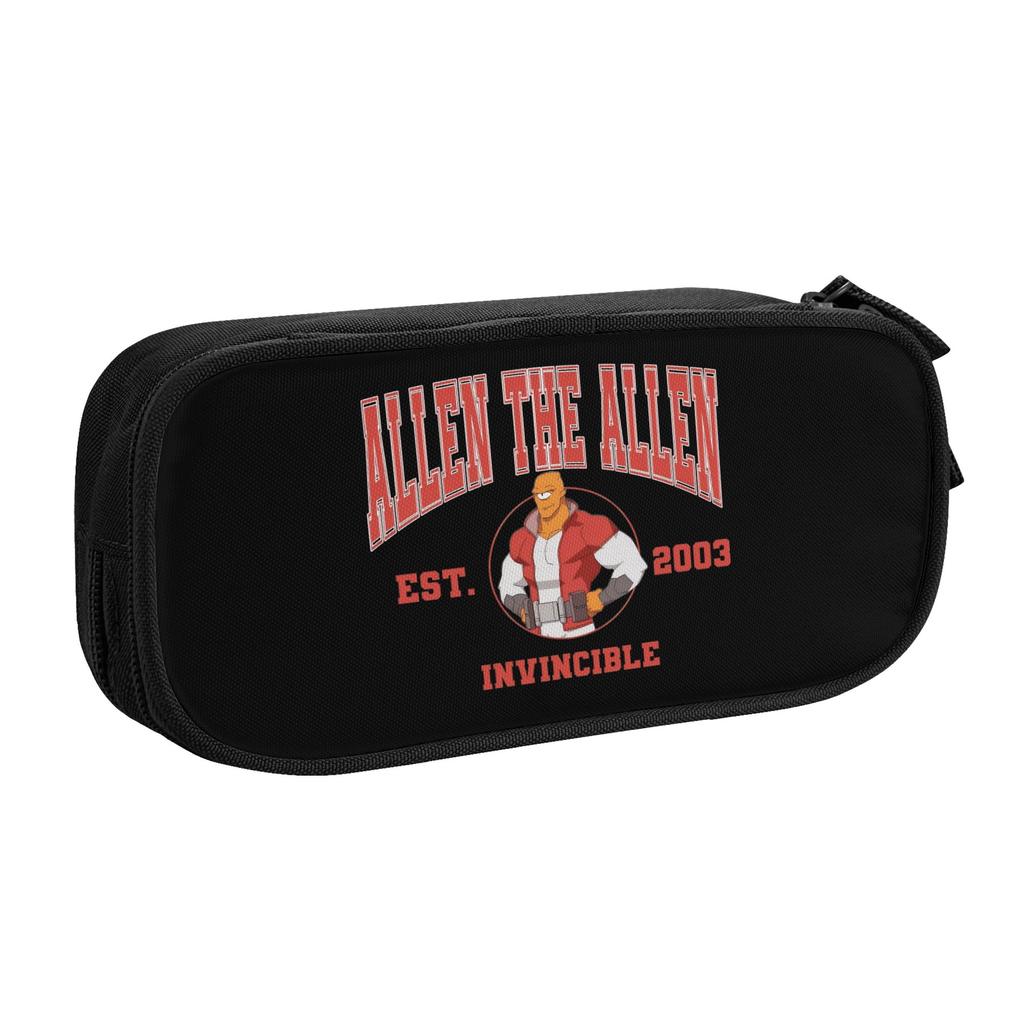 Allen Invincible TV Show Pencil Cases Lovely Pen Holder Bag Girl Boy Large Storage School Supplies Gift Pencilcases