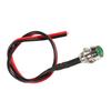 4 Pcs 12v 8mm LED Panel Pilot Dash Warning Light Indicator Lamp Car Van Green