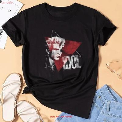 Billy Idol 90s Vintage Tričko Tour 2025 Fanouškovské vintage Vypraný grafický Stylový top pro každodenní nošení Unisex Pružná móda