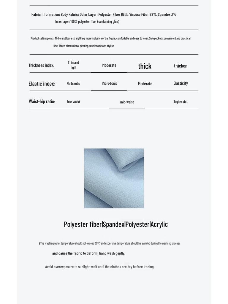 VEROMODA Women's 2024 A/W Pleated Loose Straight Leg Casual Pants