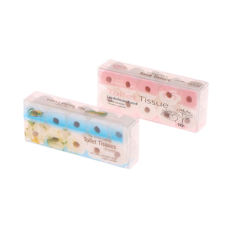 Dollhouse Miniature Paper Towel Roll Model Roll Of Tissue Dolls House Toy Kids Play Toys