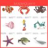 Marine Animal Pvc Model Set With Realistic Sea Creatures For Aquarium Decor