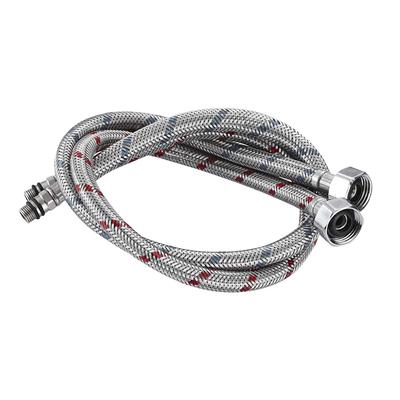 G1/2 G3/8 G9/16 1 Paar Roestvrijstalen Flexibele Sanitairleidingen Koud Warm Mengkraan Watertoevoerleiding Slangen Badkameronderdeel 50cm