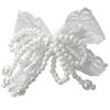 2Pcs Pearls Embellished Shoe Buckles Clips Easy Installation Footwear Decorations Accessories For Women Sneakers Sandals