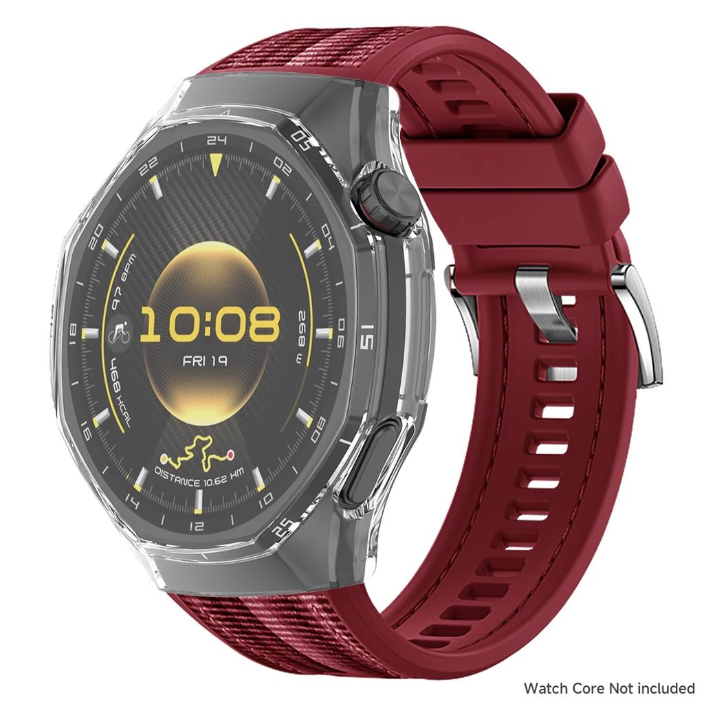 Pletený nylonový pásek+Tvrzené sklo+PC pouzdro Pro Huawei Watch GT6 Pro Sportovní řemínek Kryt proti pádu Pro GT 6 Pro Náramek+Pouzdro