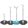 Adjustable Stainless Steel Doll Stand for 30cm, 45cm, and 60cm BJD Dolls, 3-Point & 6-Point Base.