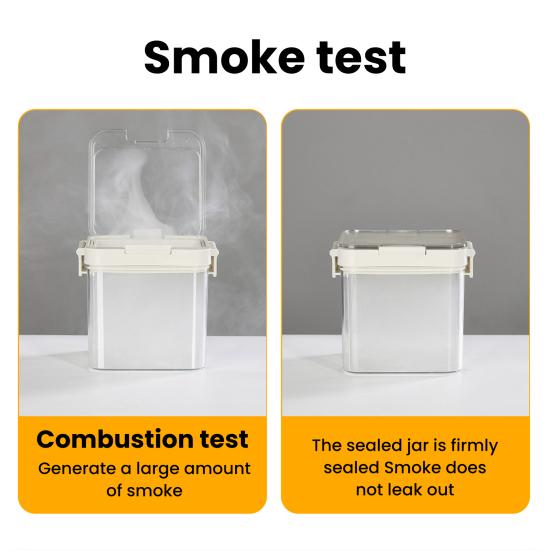 Vzduchotěsná nádoba na potraviny s víkem Plastová Stohovatelná Průhledná Organizér do spíže na Cereálie Svačinu Mouku Cukr Kávu Špagety