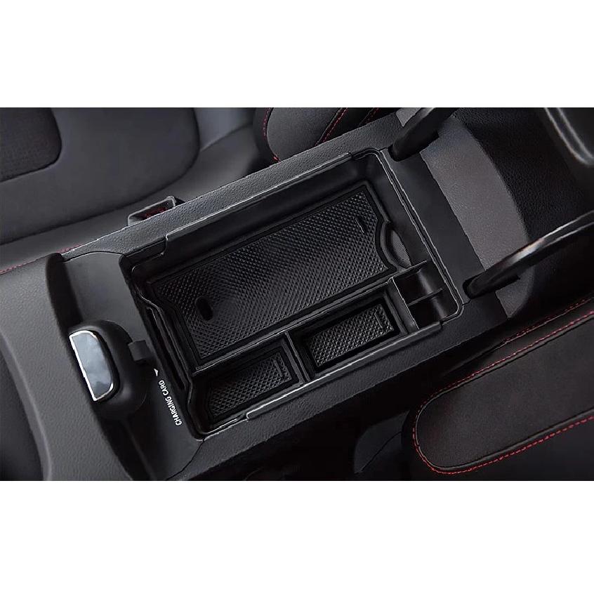 ABS Car Armrest Center Storage Box Container Glove Organizer Case for Mercedes Smart Elf #1 Car Box Accessories