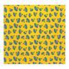 Yagi Sei Konomi "Ono-mi" Sensu (Fan) Dyed Tenugui Towel - Komon Pattern, Nordic Pop Style, Hand Towel, 100% Cotton, Made In Japan