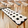 NEW Multi-sizes Plush Bench Cushions Non-slip Chair Seat Sofa Bay Window Cushions Restaurant Garden Bench Seat Swing Seat Pad