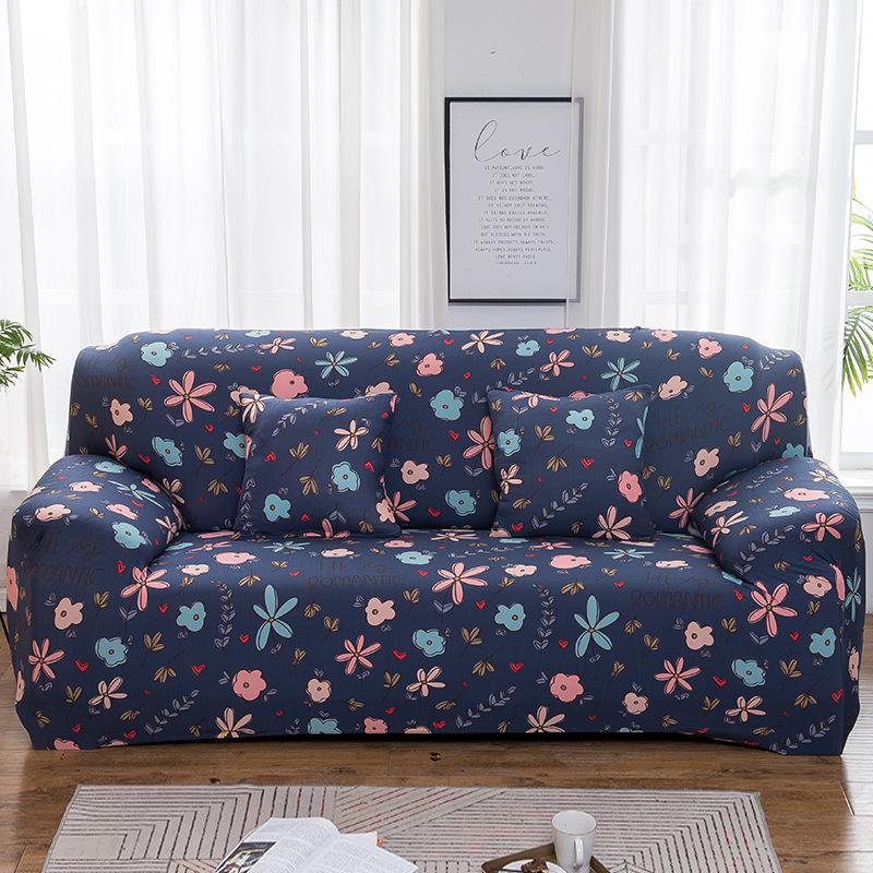 1pc Floral Printed Sofa Cover Spandex Elastic Couch Slipcovers for Bedroom Office Living Room Furniture Protector Home Decor