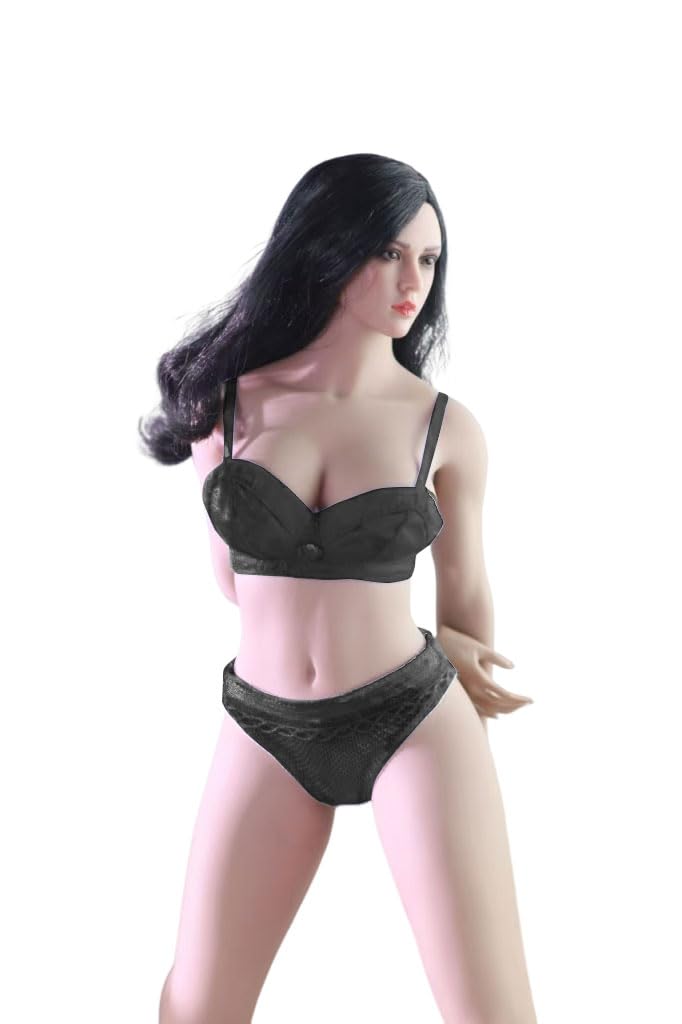 

[HAMRETHYPPZ] Костюм масштабу 1:6, Одяг для фігурки масштабу 1:6, Жіночий спокусливий комплект білизни, Спокуслива білизна, Мереживні штани (Тіло, Голова, Взуття тощо. Не входить)