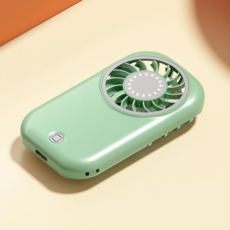 2026 USB-Powered Neck Hanging & Desktop Electric Fan - Mini Folding Portable Fan with Digital Display