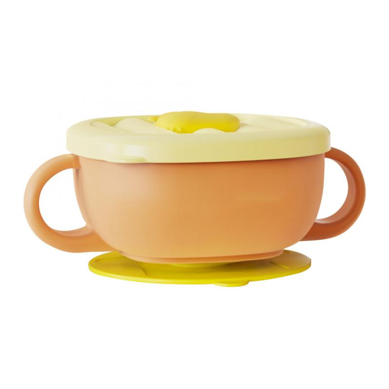 Toddler Suction Cup Bowls with Lids Prevent