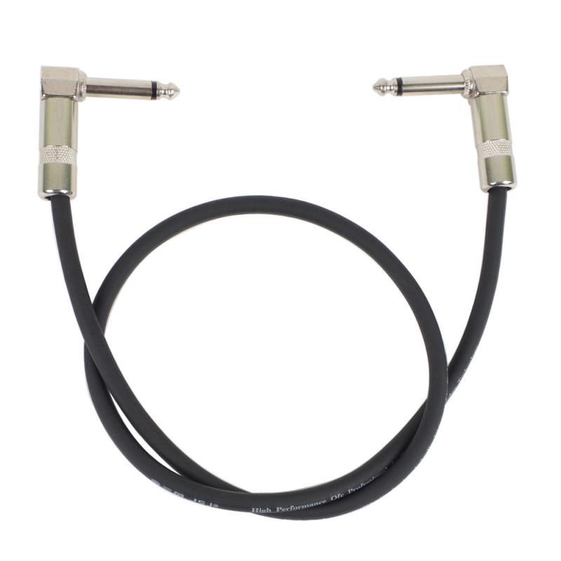 60cm Length Guitar Effects Pedal Cable Connector 6.35 Plug Wire Adapter Line Round Head