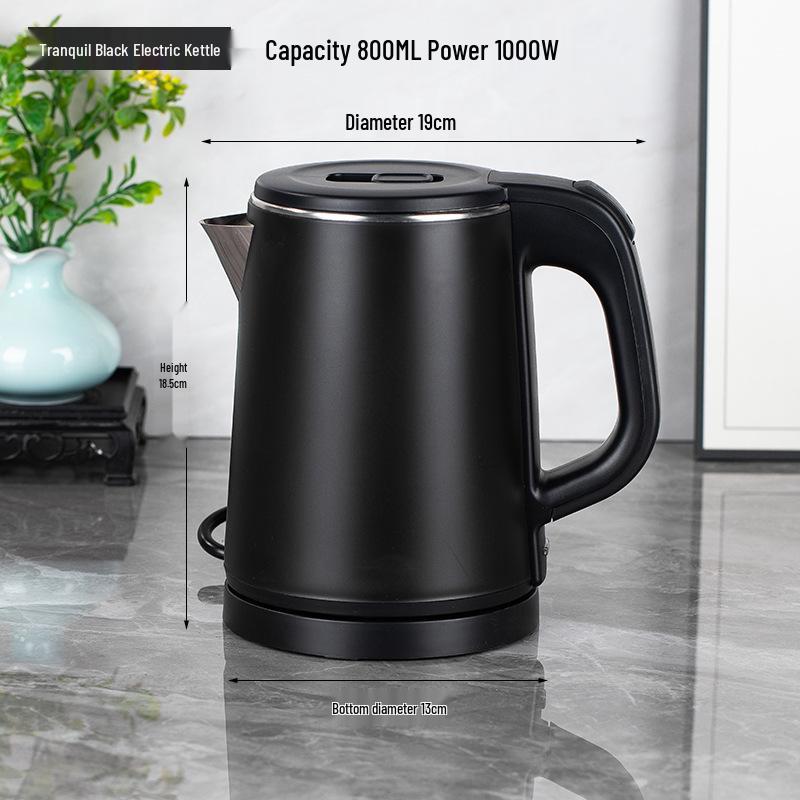 

Guestroom Electric Kettle with Logo, Anti-Dry Protection, 304 Stainless Steel, Suitable for Hotels and B&Bs.