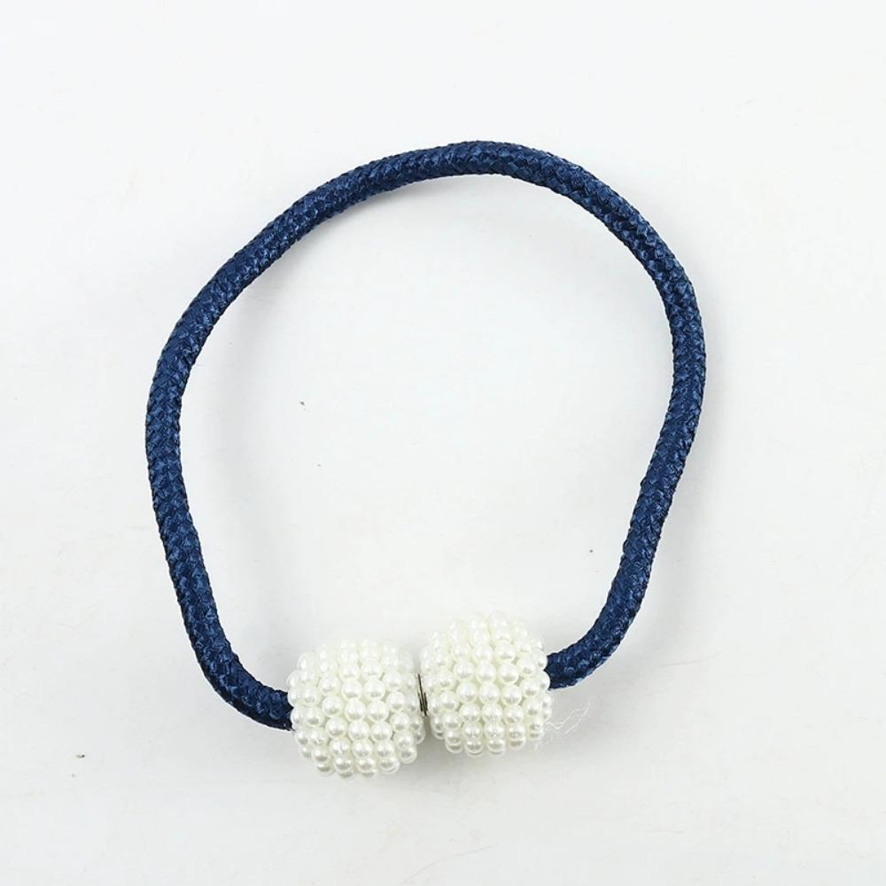 Perlen Magnetvorhänge mit Schnallen Moderne Fenstergardinen Magnetische Raffhalter-Clips Halter Vorhangband Zubehör