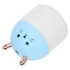 Cartoon Cat Modeling Humidifier Aromatherapy Diffuser with Colorful Light for Home Office Blue