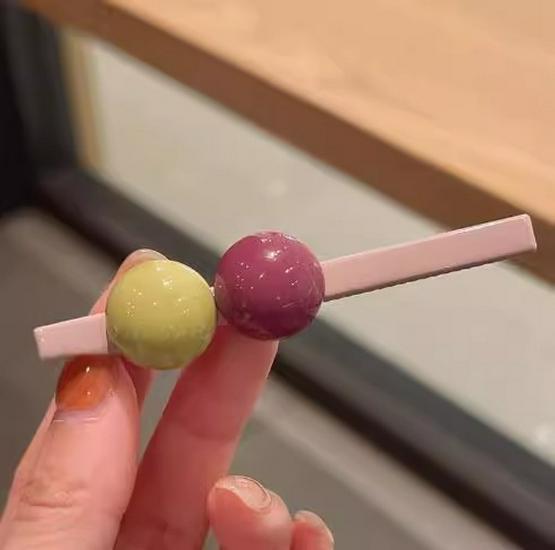 Korean Candy Color Bangs Hair Clip - Women's Side & Forehead Duckbill Headwear