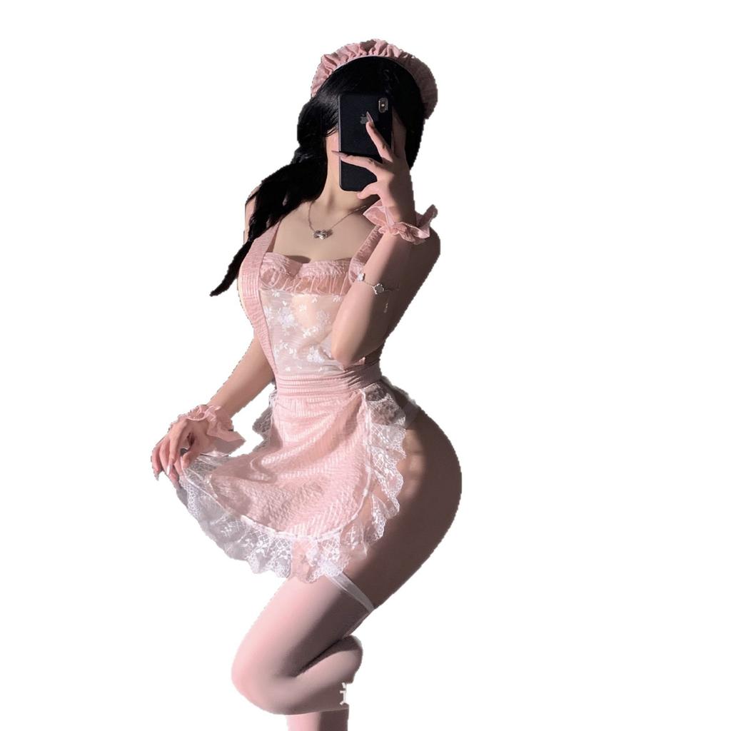 Sexy lingerie pure desire maid suit sexy lace flirting sex sleeping clothes qqny uniform woman
