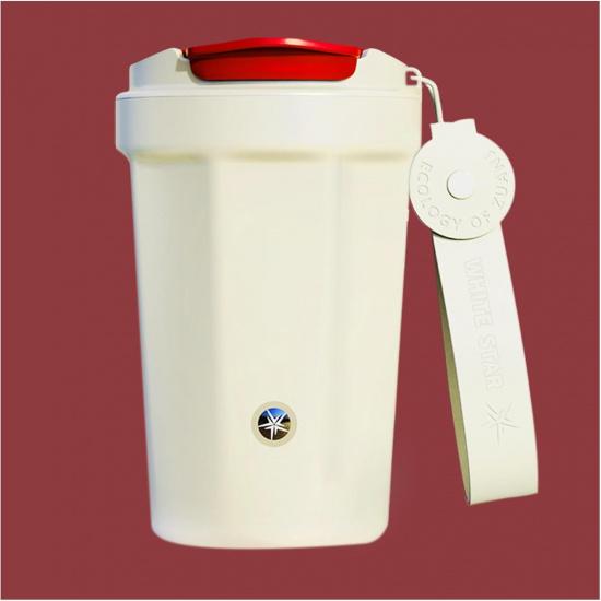 Self Stirring Coffee Mug, 400 ML Self Stirring Mug Automatic Magnetic Stirring Cup Coffee Travel Mug Spill Proof with Lid Suitable for Stirring