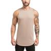 GYM ANIMAL Fitnessstudios Kleidung Bodybuilding Tanktops Herren Hemd Fitnesskleidung Weste Singlet Ärmelloses Hemd Einfache Baumwolle Muskel Unterhemd