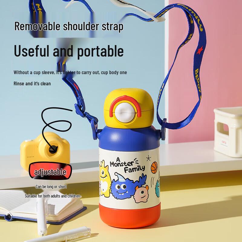 BEDDYBEAR 316 Stainless Steel Kids  Thermos Straw Cup