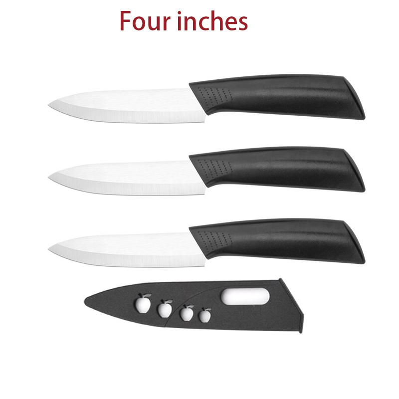 3/4/5 Inch Ceramic Knife Can Resist Oxidation Without Rust Fruit Knife Cover Portable Baby And Toddler Food Preparation Knivse