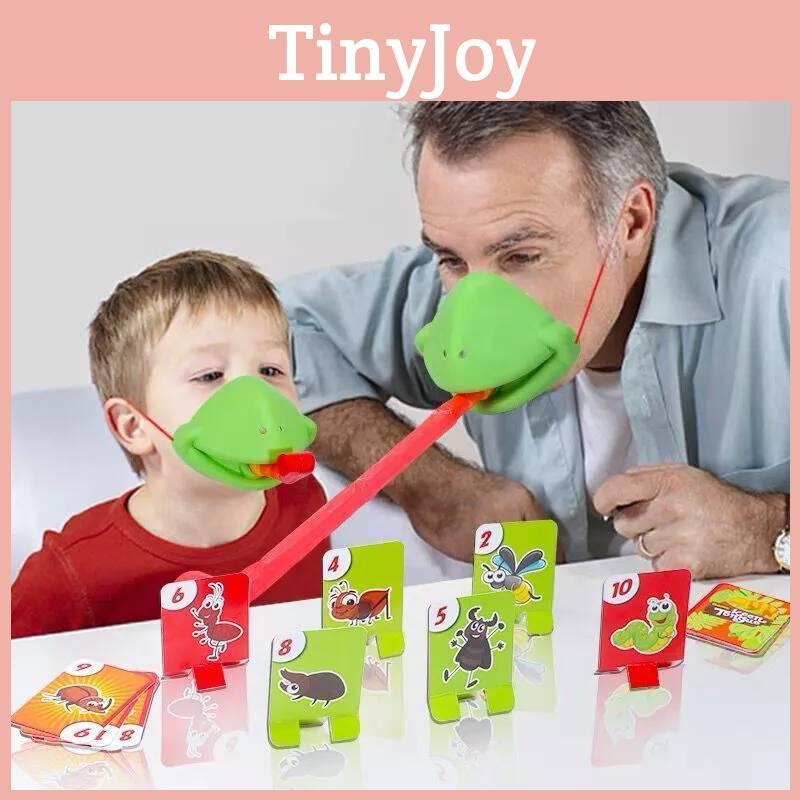 Engaging Colorful Frog Tongue Toy For Kids Fun Interactive Tabletop Game Experience