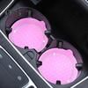 4 Uds. Portavasos para coche, posavasos con diamantes de imitación brillantes, antideslizante, impermeable, resistente al calor, almohadilla para botella de agua, alfombrilla para SUV, camión, accesorios interiores de estilo de coche