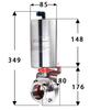 19-108mm Pipe 1.5" 2" -4" Tri Clamp 304 316L Stainless Steel Sanitary Butterfly Valve With Pneumatic actuator For Home Brew