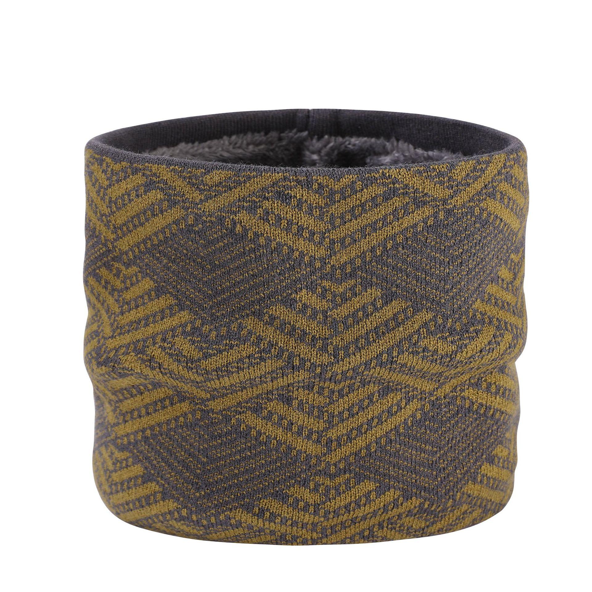 

Мужская модная зимняя теплая шейная повязка классическая ромбовидная клетка утеплитель для шеи уличный термобелье с флисовой подкладкой трубчатый чехол для шеи жёлтый