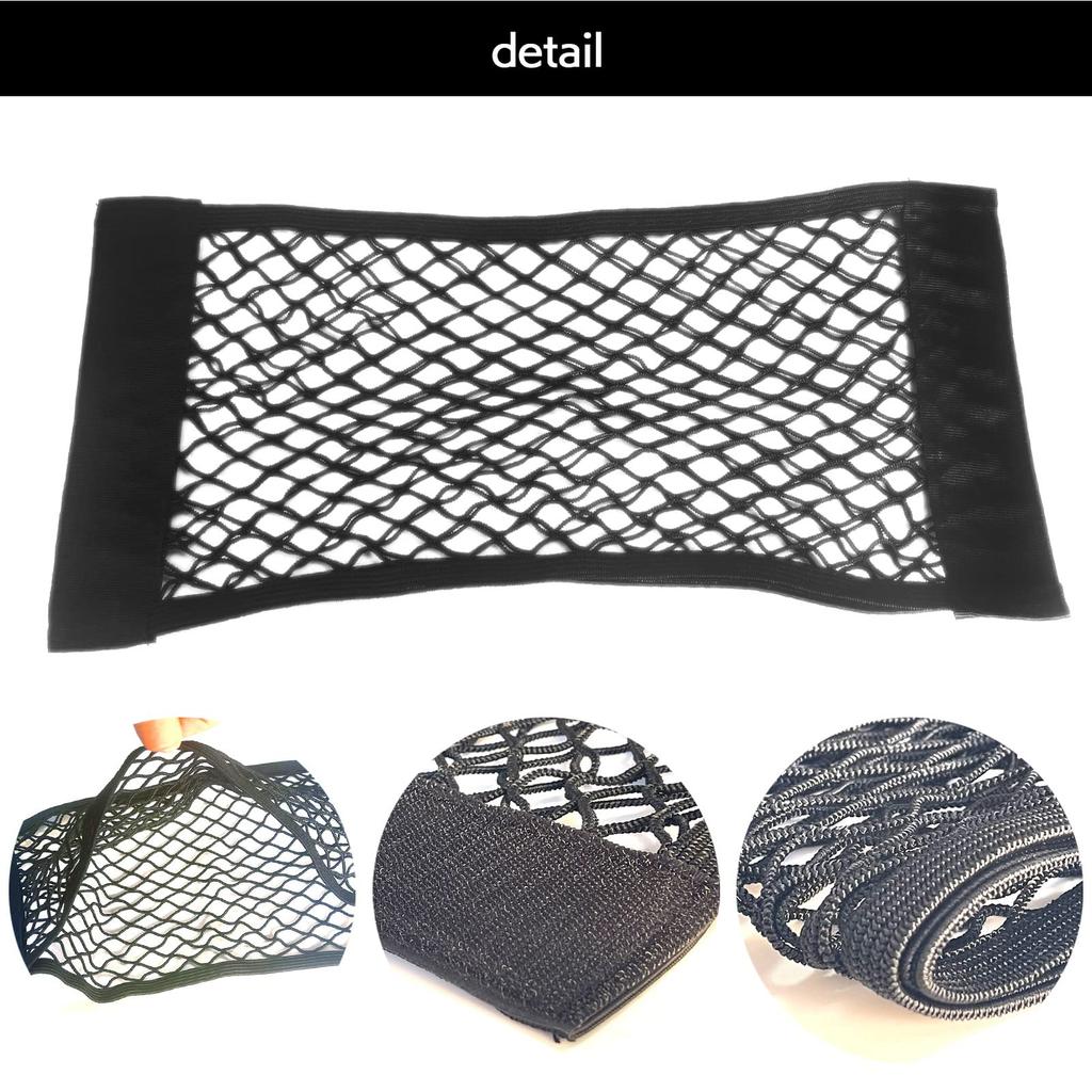 Trunk Luggage Compartment Car Storage Pocket with Velcro Universal 55 x 25 S-NET Closure, Fit, 2-Piece Set, SN-343-KN,