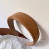Cushion Leather Volume Women's Headband Leather Hairband