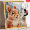 Pearl Painting Kit Cute Squirrel Animal Forest Painting Art Handmade Diy Home Decoration Painting