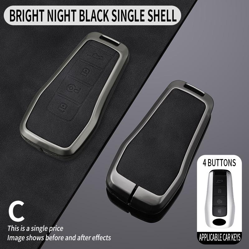 XPeng G3 2019 Car Key Case: Unisex, High-End Metal Shell with Full Coverage and Anti-Drop Protection.