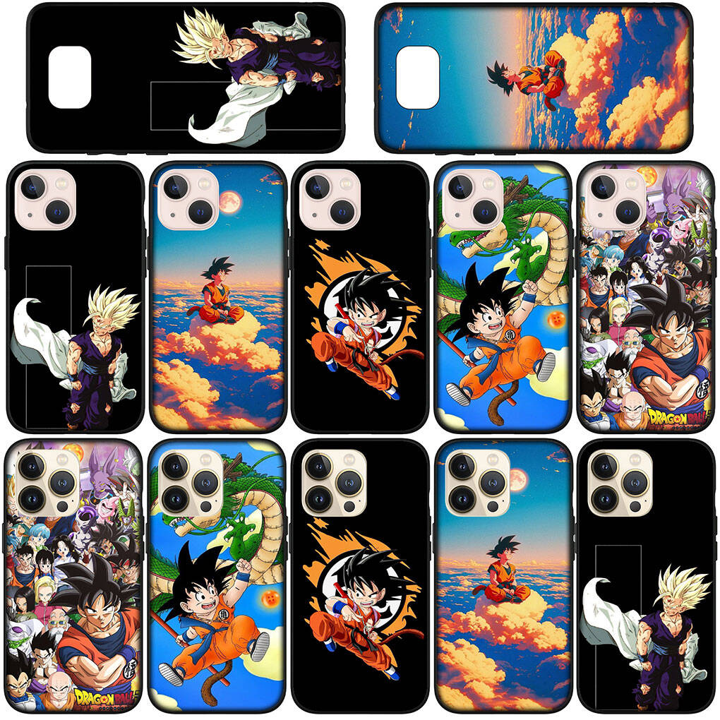 IPhone 17 15 16 Plus X Redmi Note 14 12 11 13 Pro Max Huawei P30 P20 Lite OPPO A60 A40 A80 A54 için Telefon Kılıfı Funda Ejderha Son Gokus Ball Gohan Kapak