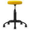Office Chair Swivel Mustard Yellow Velvet