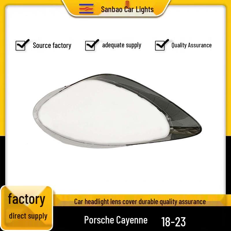 Compatible Headlight Cover Rear Shell for 2018-2023 Porsche Cayenne
