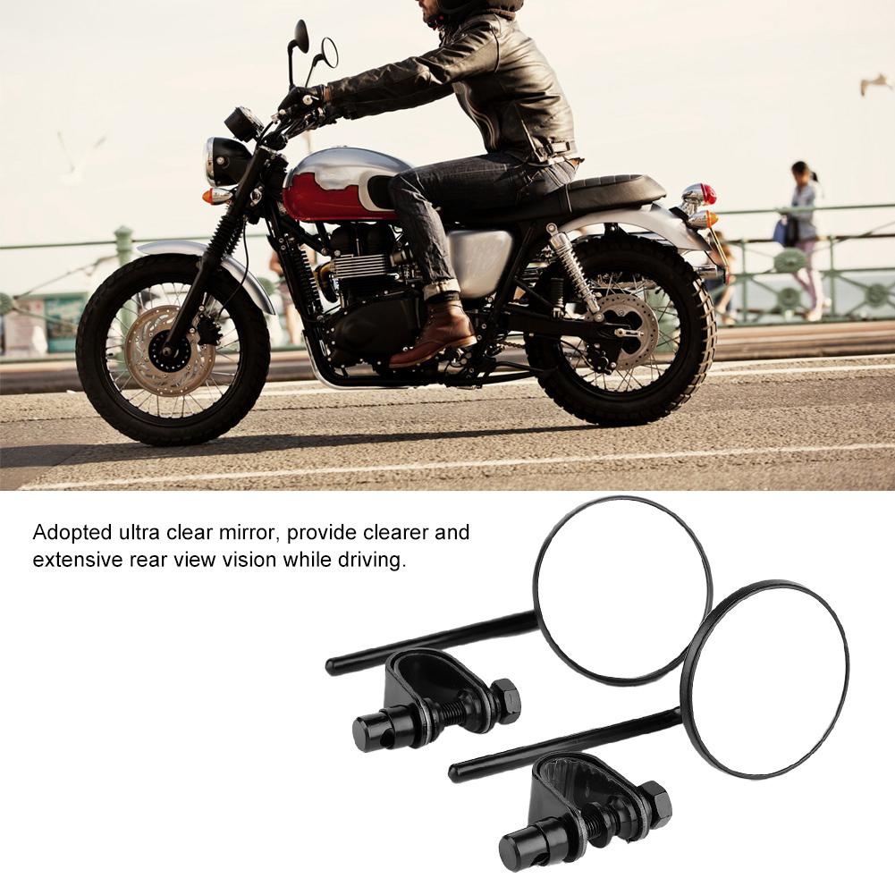 Vintage Round Shape Reflective Modified Rear View Mirror for Motorcycle Motorbike