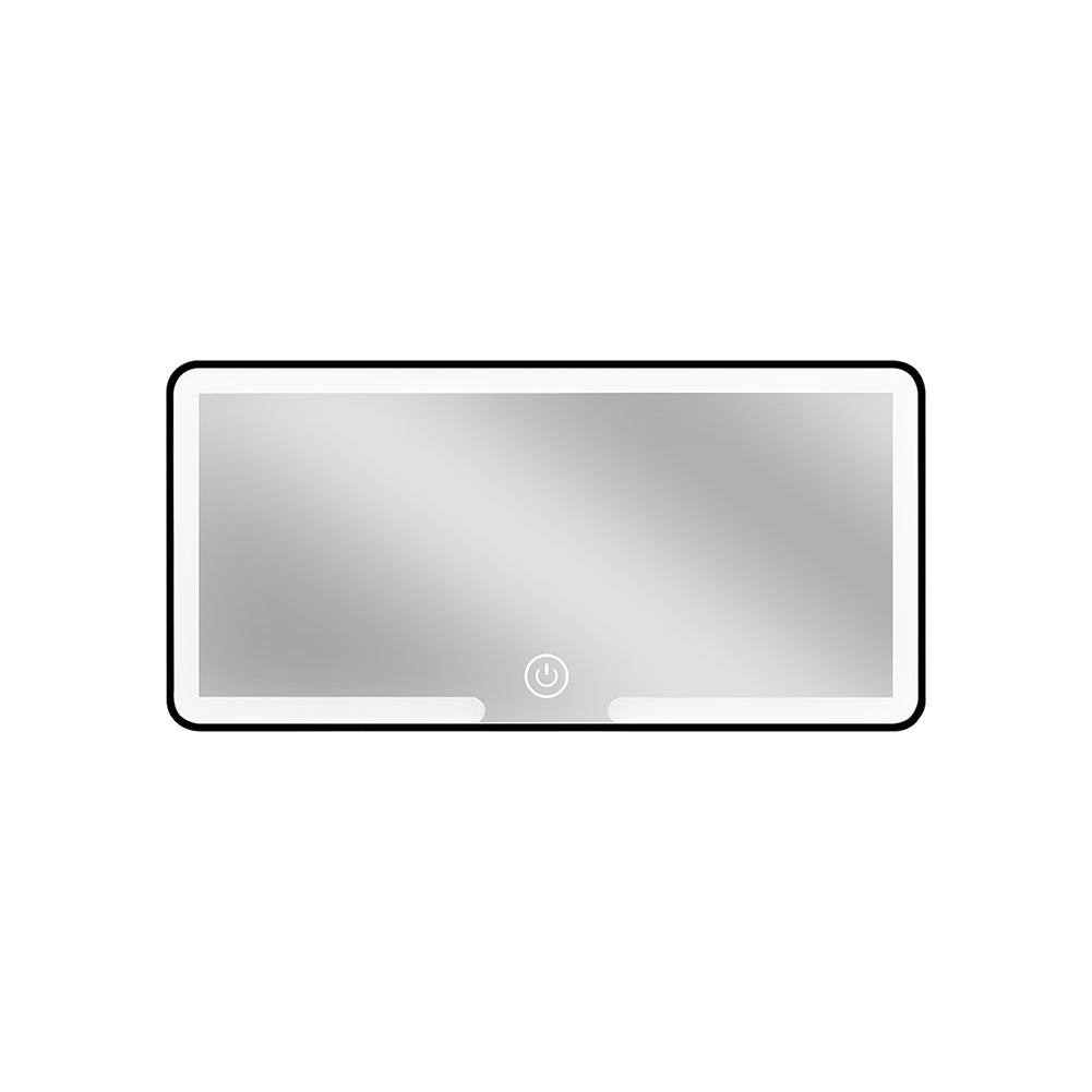 Convenient Design Car Makeup Mirror Personalized Makeup Settings Brighten Mirror Rectangular Package Content Dimmable