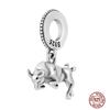 Animal Charms Copper Pet Cat Doggy Paw Sloth Giraffe Glass Beads Fit Original Bracelets Women' Diy Jewelry