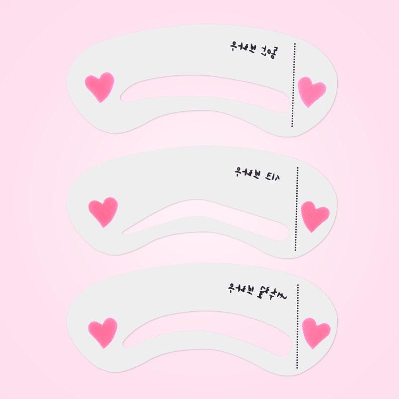 Eyebrow Stencil & Pencil Kit: Includes Shaping Card, Razor, Scissors, and Drawing Tools for Perfect Eyebrows