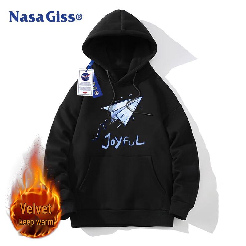 

NASA GISS Men s Retro Hooded Pullover Sweatshirt M