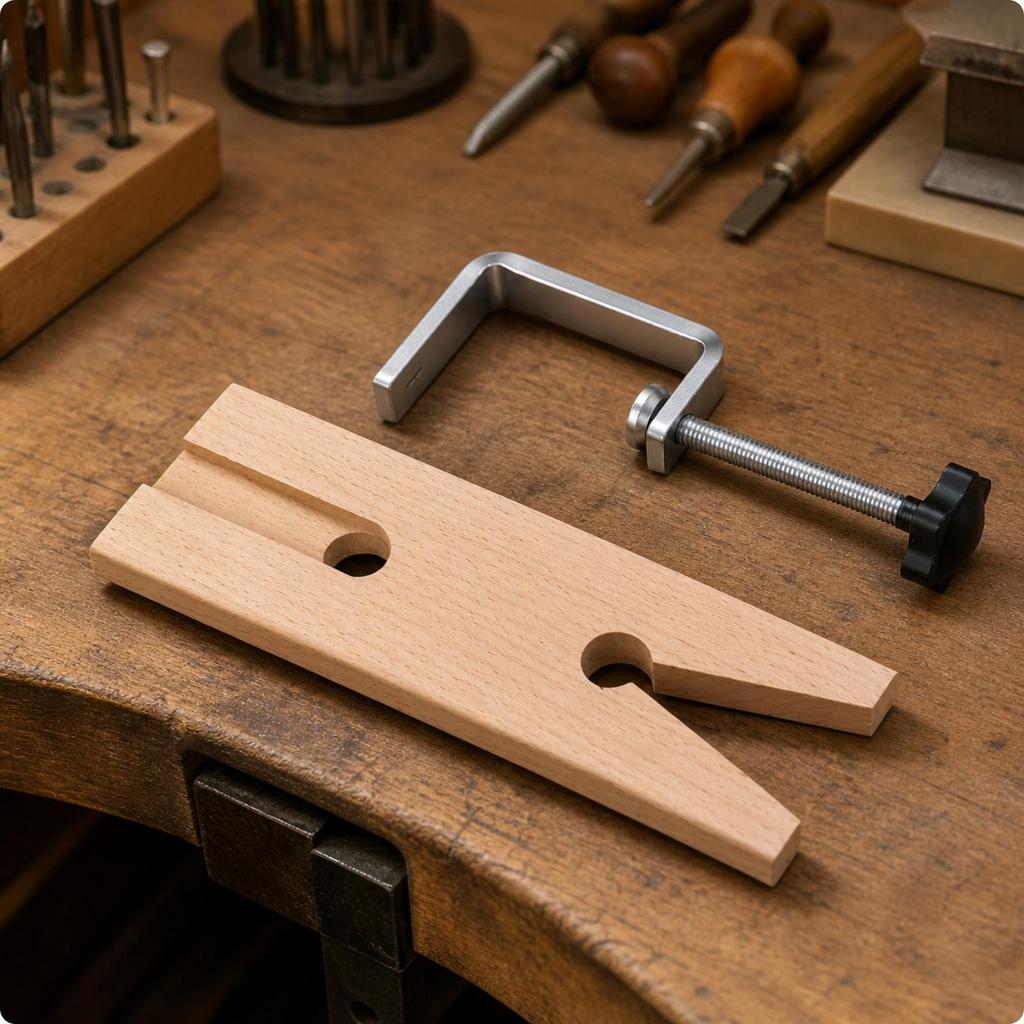 Jewelry Making Bench Clamp Stationary Repair Stable Workbench Tool for Craft